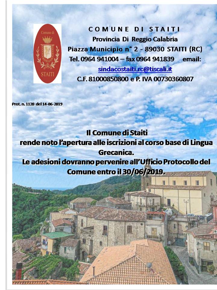 corso grecanico